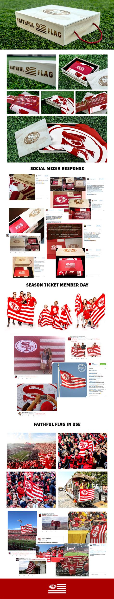 49ERS FAITHFUL FLAG on Behance