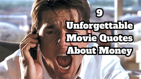 9 UNFORGETTABLE Movie Quotes about MONEY - YouTube