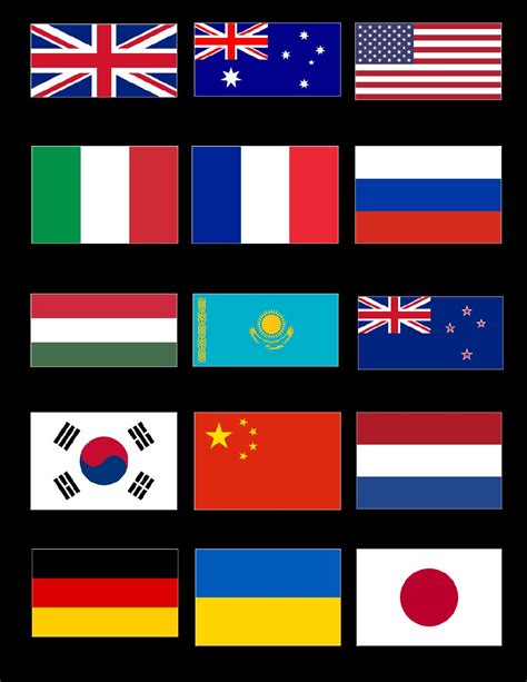 Flags Of The World Free Printables - Printable Templates