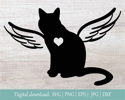 Gato Angel, Angel Cat, Angel Wings, Cat Memorial Ideas, Pet Memorial ...