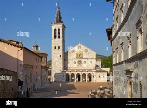 Duomo, or cathedral, Spoleto, Umbria, Italy Stock Photo - Alamy