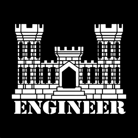 US Army Engineer Branch Insignia Castle Veteran Graphic engineer Home Fine Art Print | OscarWise ...