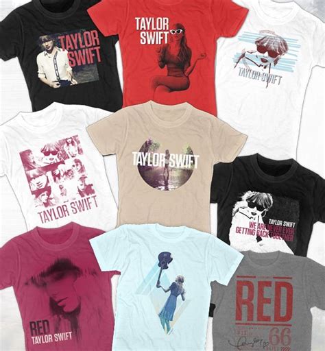 Taylor Swift red t-shirts | Taylor swift shirts, Taylor swift merchandise, Taylor swift tshirt