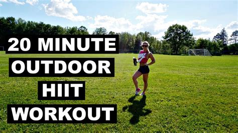 20 Minute Outdoor HIIT Workout | WORKOUT WEDNESDAY Ep. 03 - YouTube