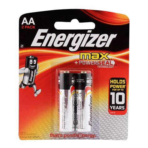 Purchase Energizer Max AA Batteries 2-Pack BP-2 Online at Special Price in Pakistan - Naheed.pk