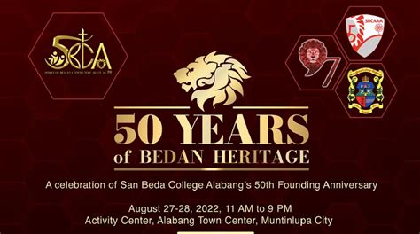 San Beda College Alabang showcases 50 years of Bedan heritage at ...