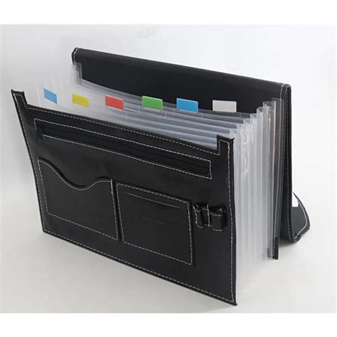 Aliexpress.com : Buy Expanding File Folder 7 Pockets, black Accordion ...