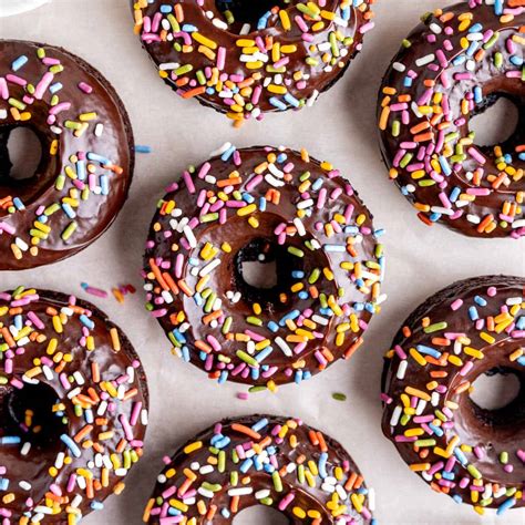 Chocolate Covered Donut With Sprinkles