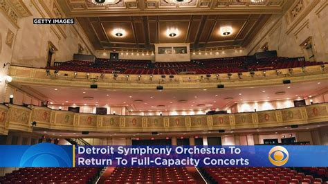 Detroit Symphony Orchestra To Return To Full-Capacity Concerts At Orchestra Hall - YouTube