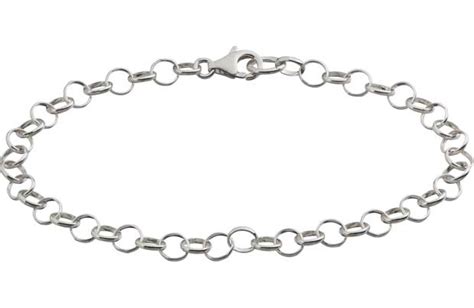 Argos Sterling Silver Carrier Charm Bracelet - review, compare prices, buy online