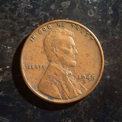 Messed Up Money - Fine Art Coin Photography - Penny - Heads 1929 - 1958