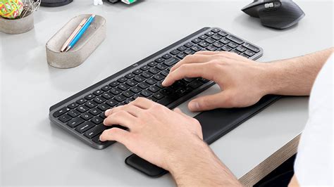 Repose-poignets Logitech MX - Repose-poignets pour clavier et support