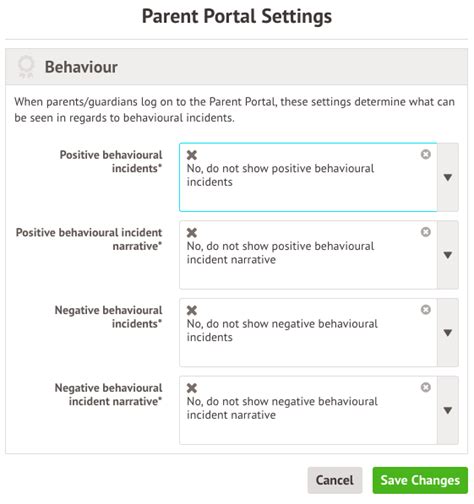 Parent Portal and Arbor App Settings – Arbor Help Centre