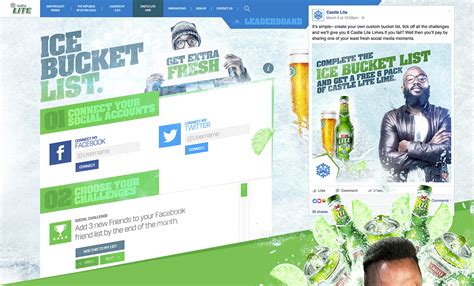 Castle Lite Lime - Digital Campaign Rollout on Behance