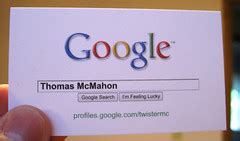 Google Business Card | My Google Profile business cards that… | Flickr