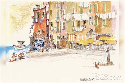 Disney and Pixar’s Luca Concept Art - D23