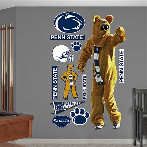 Penn State Mascot - Nittany Lion Wall Decal | Shop Fathead® for Penn State Nittany Lions Decor