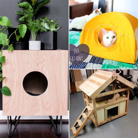 20 Easy DIY Cat House Plans out of Recycled Materials