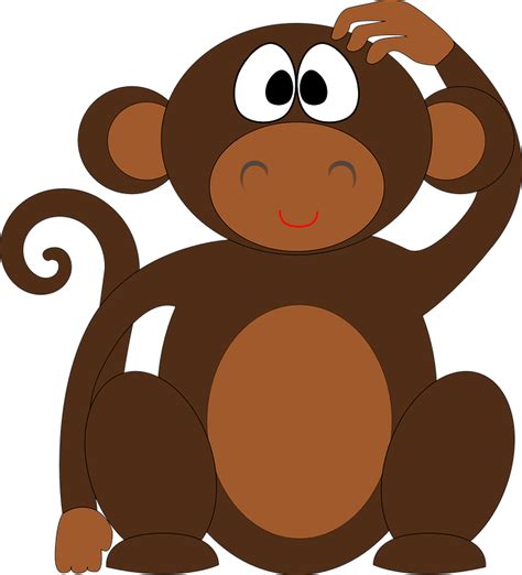 Monkey Chimp Ape · Free vector graphic on Pixabay