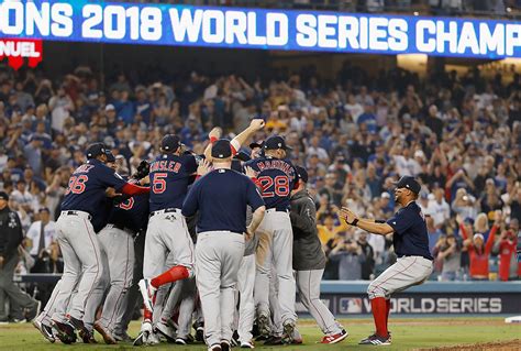 The Red Sox Are the World Series Champs