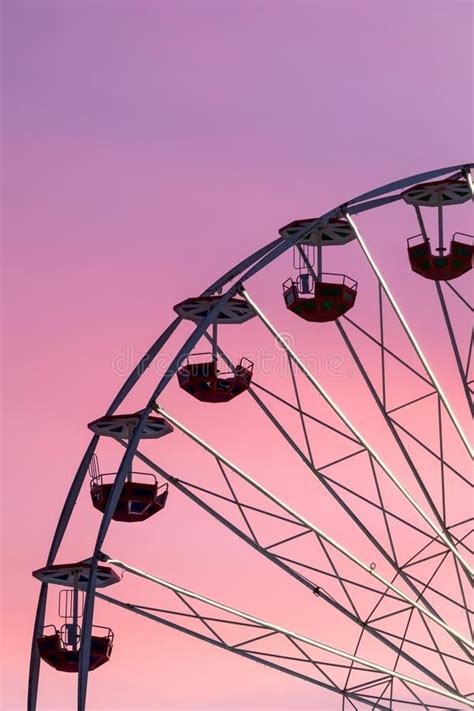 Ferris wheel at the sunset. With gorgeous pinky sky background , #ad, #sunset, #wheel, #Ferris ...