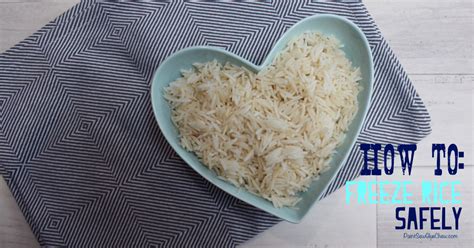 How to Freeze Rice Safely - PaintSewGlueChew