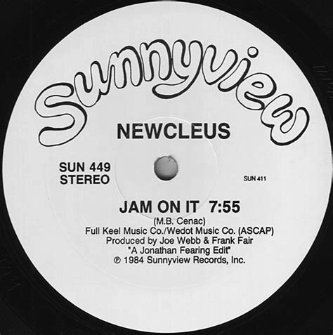 Newcleus - Jam On It (1992, Vinyl) | Discogs