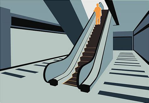 Escalator Clip Art, Vector Images & Illustrations - iStock