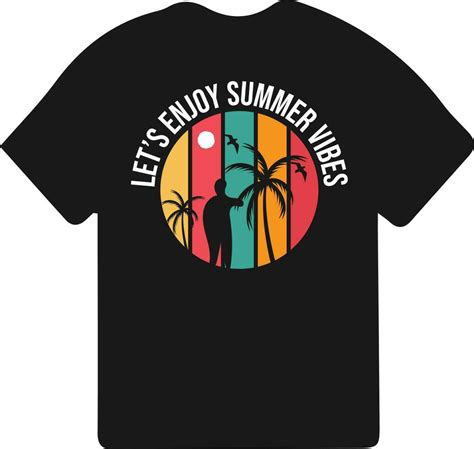 Summer day t-shirt vector design for print with summer quotes 23547294 Vector Art at Vecteezy