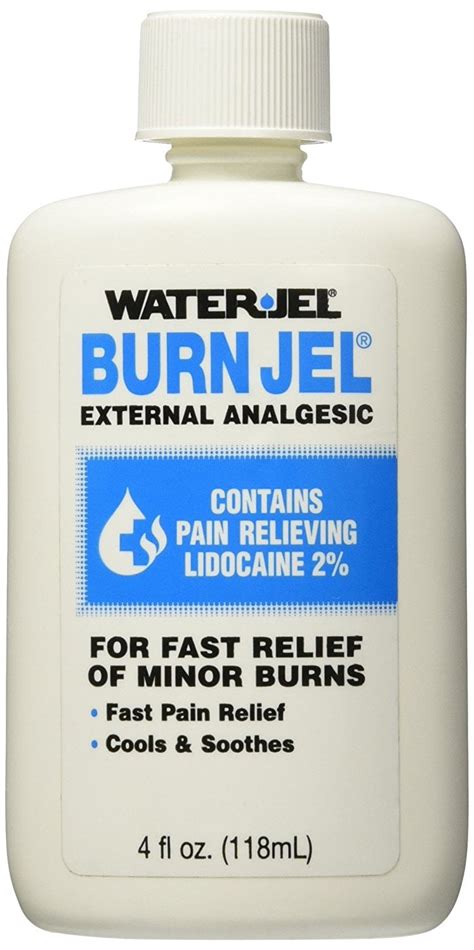 Burn Jel, For Fast Relief of Minor Burns 4 fl oz (118 ml), The leading emergency burn care ...