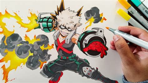 Bakugo Easy Drawing Tutorial