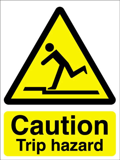 Caution Trip Hazard Sign - Signs 2 Safety