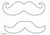 Template Mustache Moustache Coloring Sketch Page sketch template