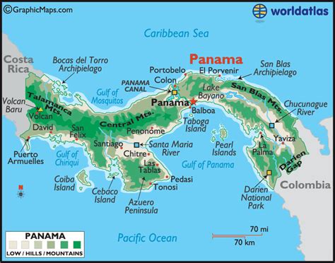 El Valle Panama Map