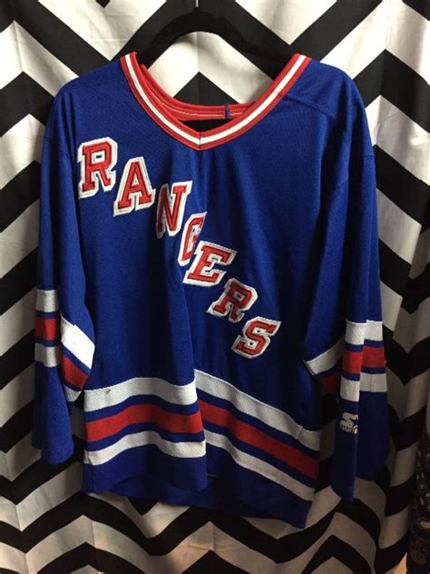 New York Rangers Nhl Starter Hockey Jersey | Boardwalk Vintage