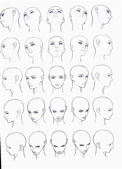 Anime Face Different Angles ~ Pin By Season Sews On Drawing Tips ...