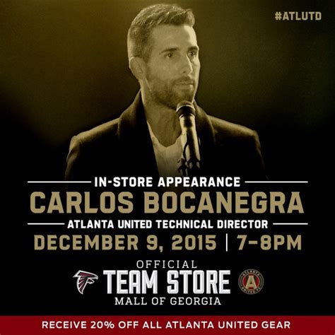 Meet Carlos Bocanegra and stock up on Atlanta United gear - Dirty South Soccer