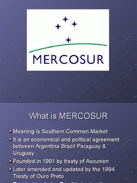 of Mercosur | PDF