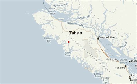 Tahsis Location Guide