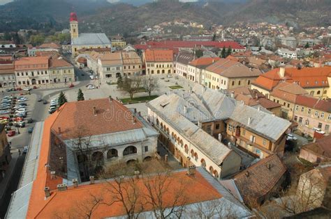 Aerial View Of Baia Mare City Royalty Free Stock Photos - Image: 19127648