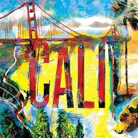 California Art, Cali Canvas, State painting | sparkartwork