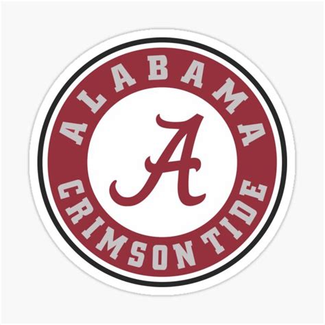 Alabama Crimson Tide Stickers | Redbubble