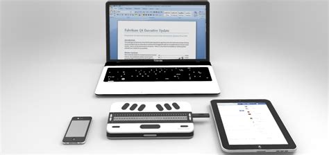 Affordable braille keyboard and note-taker :: Behance