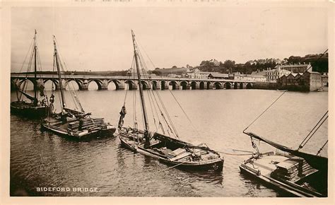 Bideford Bridge | From the Stacey postcard collection, perha… | Flickr