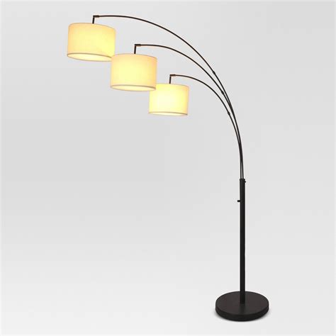 Avenal Shaded Arc Floor Lamp - Project 62 | Arc floor lamps, Black floor lamp, Floor lamp