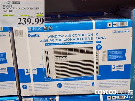 4210080 DANBY WINDOW AIR CONDITIONER 8000 BTU 60 00 INSTANT SAVINGS EXPIRES ON 2023 08 20 239 99 ...