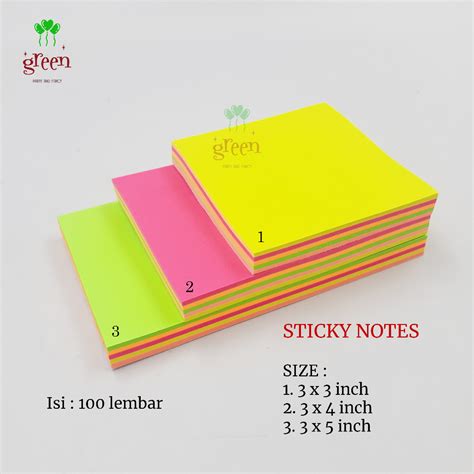 Sticky notes Post it Sticky notes Contains 100 Sheets Of memo Stick ...