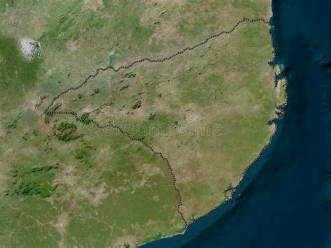 Nampula, Mozambique. High-res Satellite. No Legend Stock Illustration ...