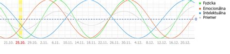 Free biorhythm chart and biorhythm calculator for the year