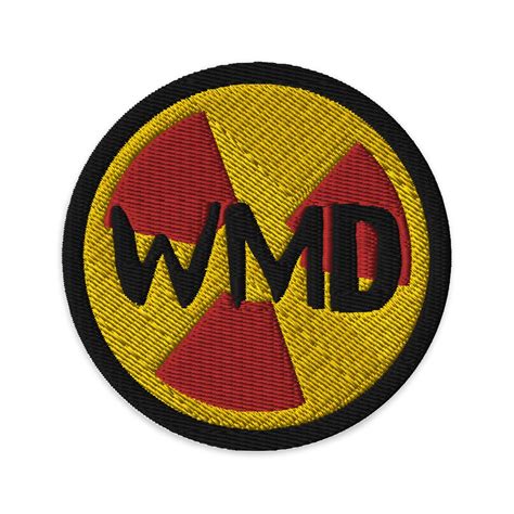 Geiger Counter Embroidered Patch radiation symbol wmd – WMD